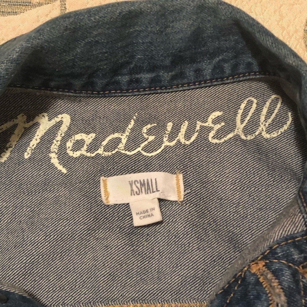 Madewell Pocket Jean Vest Size XS - Picture 7 of 11